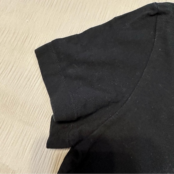 NFL TEAM APPAREL #7 ROETHLISBERGER Jeweled Steelers Black Tee Shirt Size L EUC - Picture 6 of 6